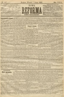 Nowa Reforma (numer popołudniowy). 1908, nr 307
