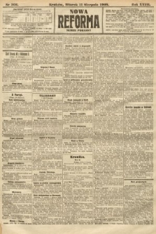 Nowa Reforma (numer poranny). 1908, nr 366