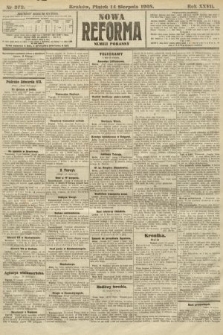 Nowa Reforma (numer poranny). 1908, nr 372