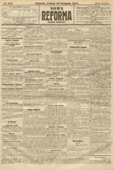 Nowa Reforma (numer poranny). 1908, nr 384