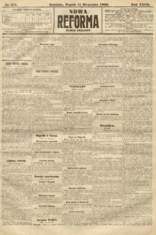 Nowa Reforma (numer poranny). 1908, nr 416