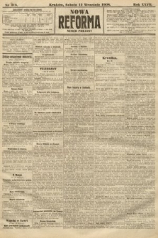 Nowa Reforma (numer poranny). 1908, nr 418