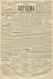 Nowa Reforma (numer popołudniowy). 1908, nr 457