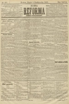 Nowa Reforma (numer popołudniowy). 1908, nr 465