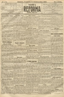 Nowa Reforma (numer poranny). 1908, nr 474
