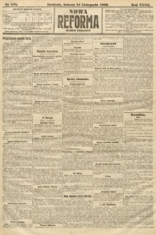 Nowa Reforma (numer poranny). 1908, nr 538