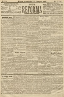 Nowa Reforma (numer popołudniowy). 1908, nr 553