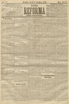 Nowa Reforma (numer popołudniowy). 1908, nr 567