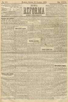 Nowa Reforma (numer popołudniowy). 1908, nr 585