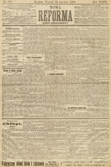 Nowa Reforma (numer popołudniowy). 1908, nr 589