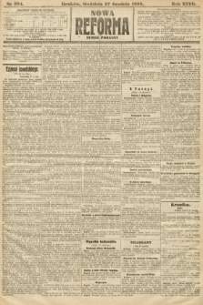 Nowa Reforma (numer poranny). 1908, nr 594