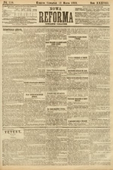 Nowa Reforma (wydanie poranne). 1919, nr 110