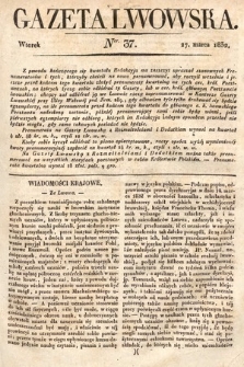 Gazeta Lwowska. 1832, nr 37