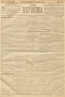 Nowa Reforma. 1921, nr 45