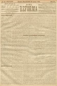 Nowa Reforma. 1921, nr 49