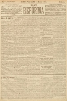 Nowa Reforma. 1921, nr 61