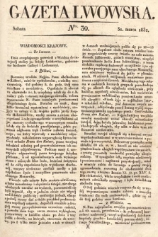 Gazeta Lwowska. 1832, nr 39