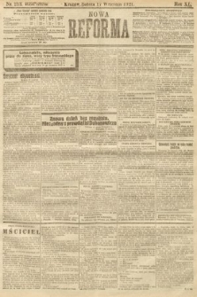 Nowa Reforma. 1921, nr 213
