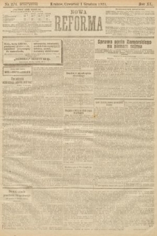 Nowa Reforma. 1921, nr 276