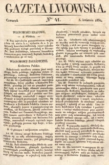 Gazeta Lwowska. 1832, nr 41