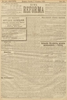 Nowa Reforma. 1921, nr 289