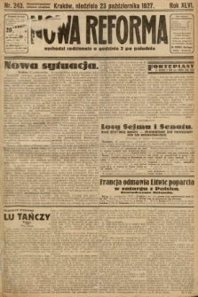 Nowa Reforma. 1927, nr 243