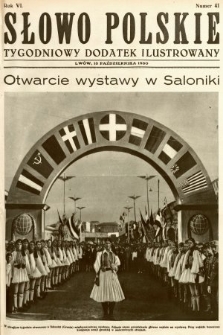 Słowo Polskie : tygodniowy dodatek ilustrowany. 1930, nr 41