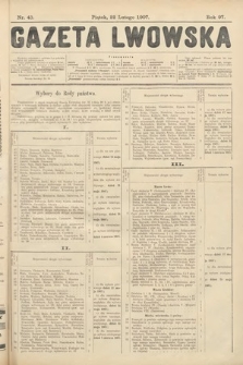 Gazeta Lwowska. 1907, nr 43