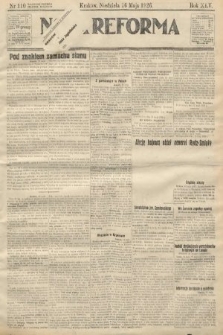 Nowa Reforma. 1926, nr 110 (nakład drugi po konfiskacie)