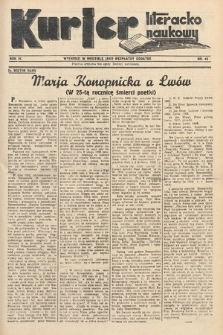 Kurjer Literacko-Naukowy. 1935, nr 43