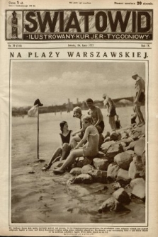 Światowid : ilustrowany kurjer tygodniowy. 1927, nr 29