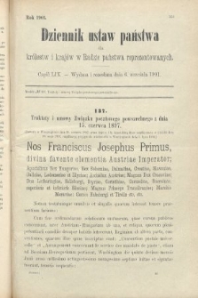 Dziennik Ustaw Państwa dla Królestw i Krajów w Radzie Państwa Reprezentowanych. 1901, cz. 59