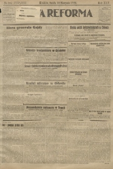 Nowa Reforma. 1926, nr 187
