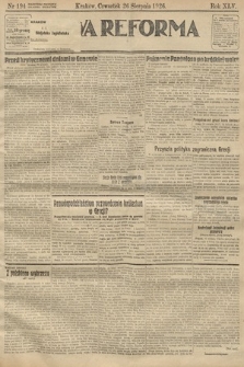 Nowa Reforma. 1926, nr 194