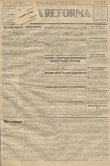 Nowa Reforma. 1926, nr 214