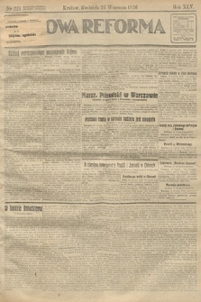 Nowa Reforma. 1926, nr 221