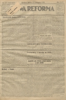 Nowa Reforma. 1926, nr 273