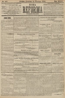 Nowa Reforma (wydanie poranne). 1916, nr 462