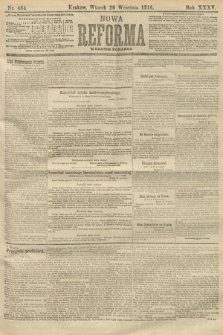Nowa Reforma (wydanie poranne). 1916, nr 484
