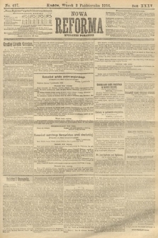Nowa Reforma (wydanie poranne). 1916, nr 497