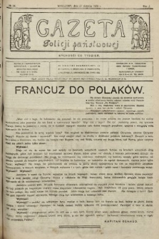 Gazeta Policji Państwowej. 1920, nr 34