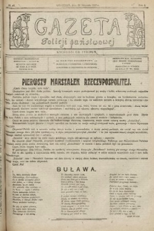 Gazeta Policji Państwowej. 1920, nr 47