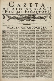 Gazeta Administracji i Policji Państwowej. 1924, nr 20