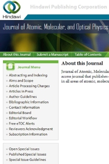 Journal of Atomic, Molecular, and Optical Physics