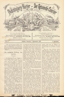 Podróżujący Kurier = Reisende Courier. 1907, nr 3