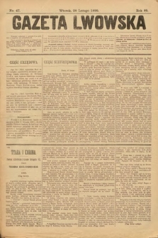 Gazeta Lwowska. 1899, nr 47
