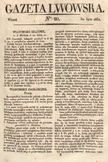 Gazeta Lwowska. 1832, nr 90