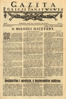 Gazeta Policji Państwowej. 1921, nr 15