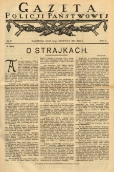 Gazeta Policji Państwowej. 1921, nr 17