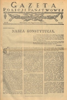 Gazeta Policji Państwowej. 1921, nr 18